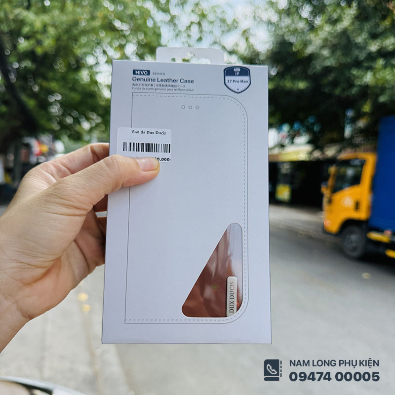 Bao da iPhone 17 Pro Max Dux Ducis chính hãng – Nam Long Mobile