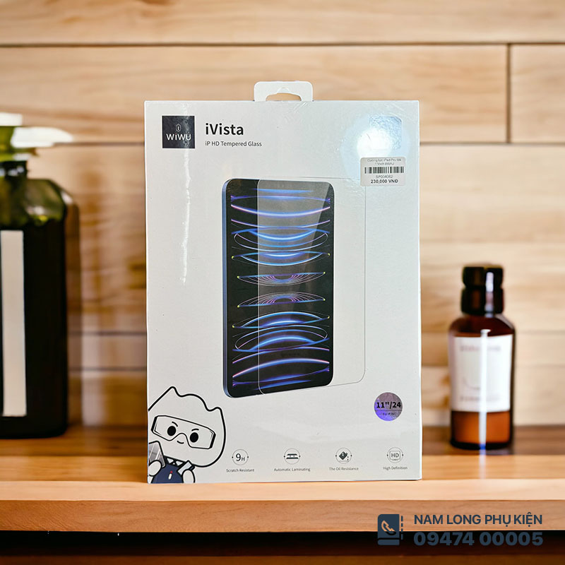 Kính Cường Lực iPad WiWU 9H – Nam Long Mobile