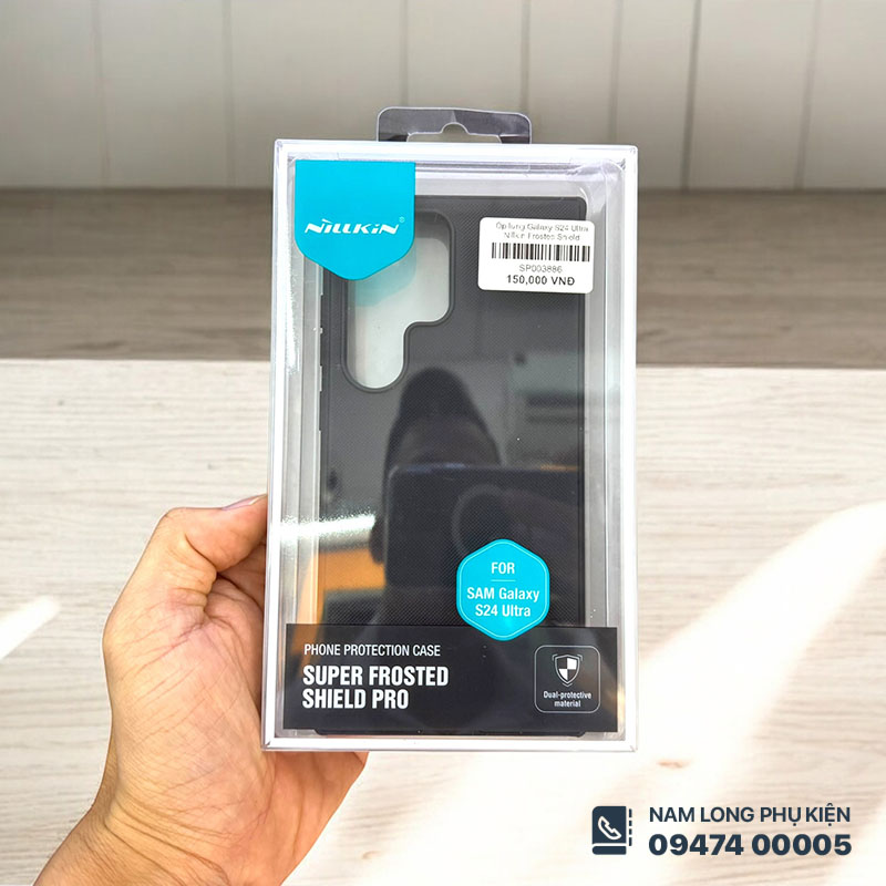 Ốp lưng Galaxy S25 Ultra Nillkin Frosted Shield – Nam Long Mobile