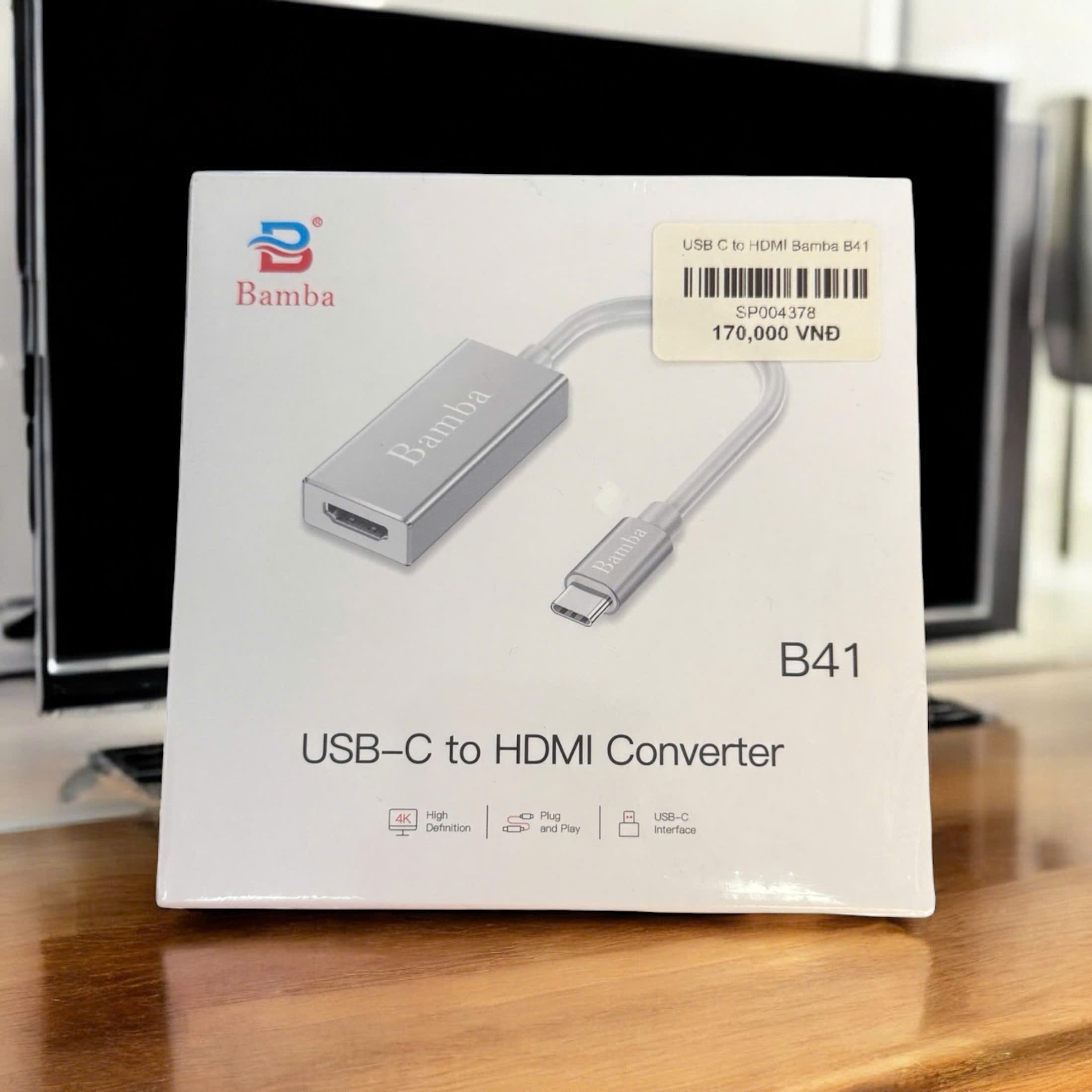 Hub chuyển Type C to HDMI Bamba B41 – Nam Long Mobile