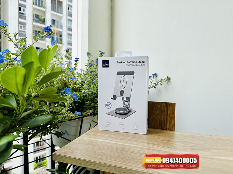Kệ đỡ điện thoại và máy tính bảng WIWU ZM107 kim loại cao cấp
