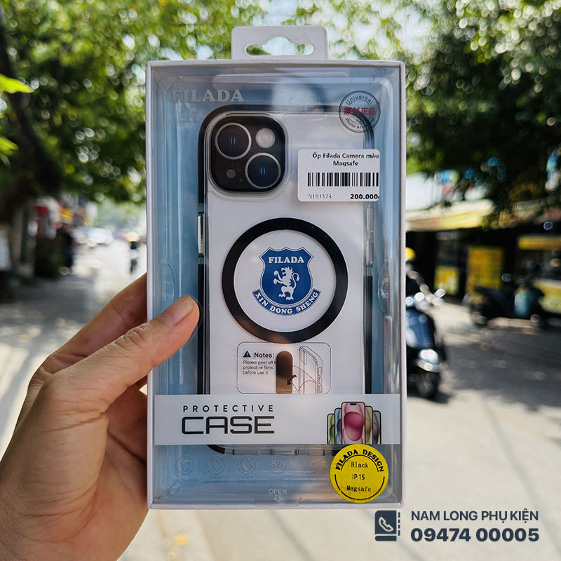 Ốp lưng iPhone 15 Filada Camera màu – Nam Long Mobile