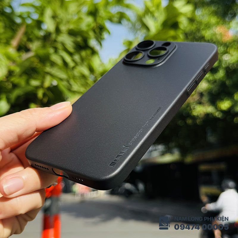 Ốp lưng iPhone 15 Pro Max Memumi siêu mỏng chính hãng