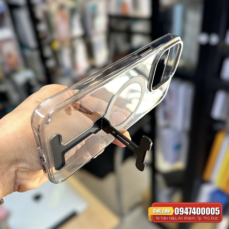 Ốp lưng iPhone 15 Pro Max WiWU Magsafe kệ