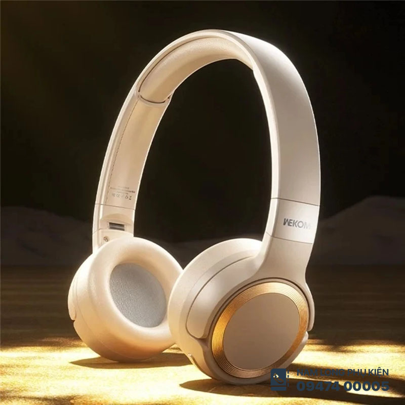 Tai nghe chụp tai Bluetooth Wekome WM-12 – Nam Long Mobile